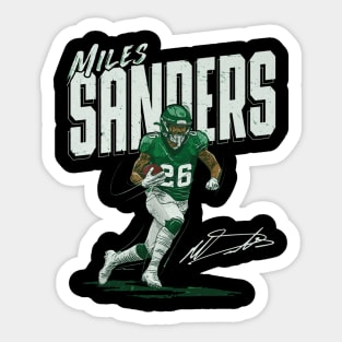 Miles Sanders New York J Chisel Sticker